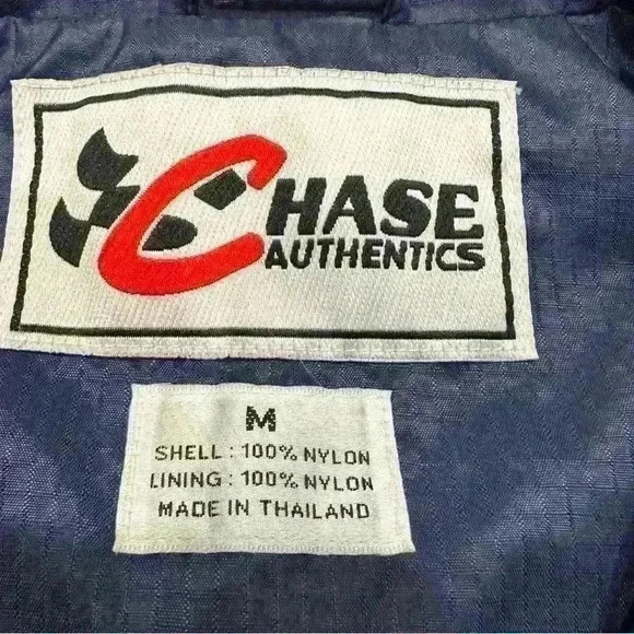 Vintage Chase Authentics Medium Jeff Gordon Nascar Windbreaker Jacket - Picture 4 of 16